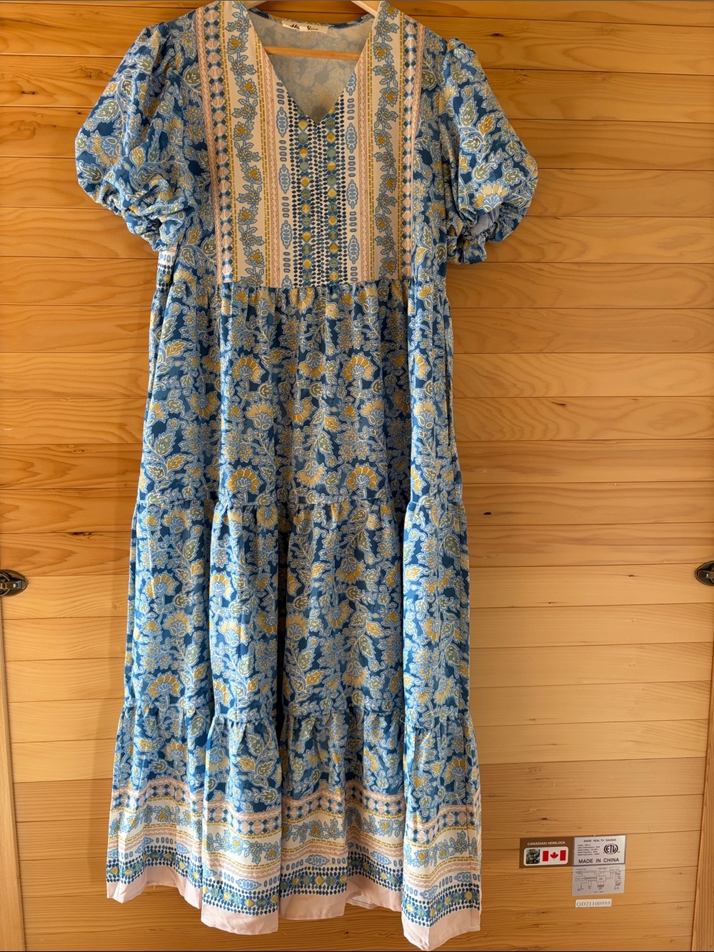 "The Una" Boho Tired Maxi Dress